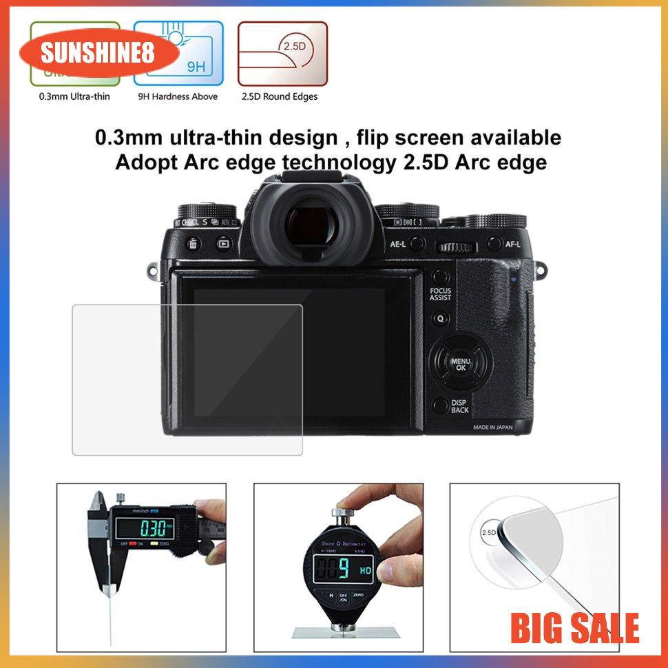 kính cường lực máy ảnh Fujifilm X-T1 X-T2/Độ cứng bề mặt cạnh vòng cung 2,5D Phim dán kính cường lực 9H PU5518