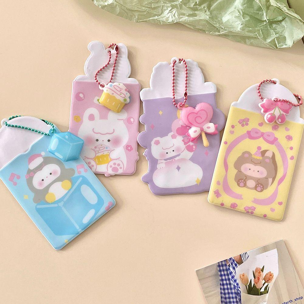 Album Ảnh Mini Dán Trang Trí Hình Gấu Dễ Thương Ốp