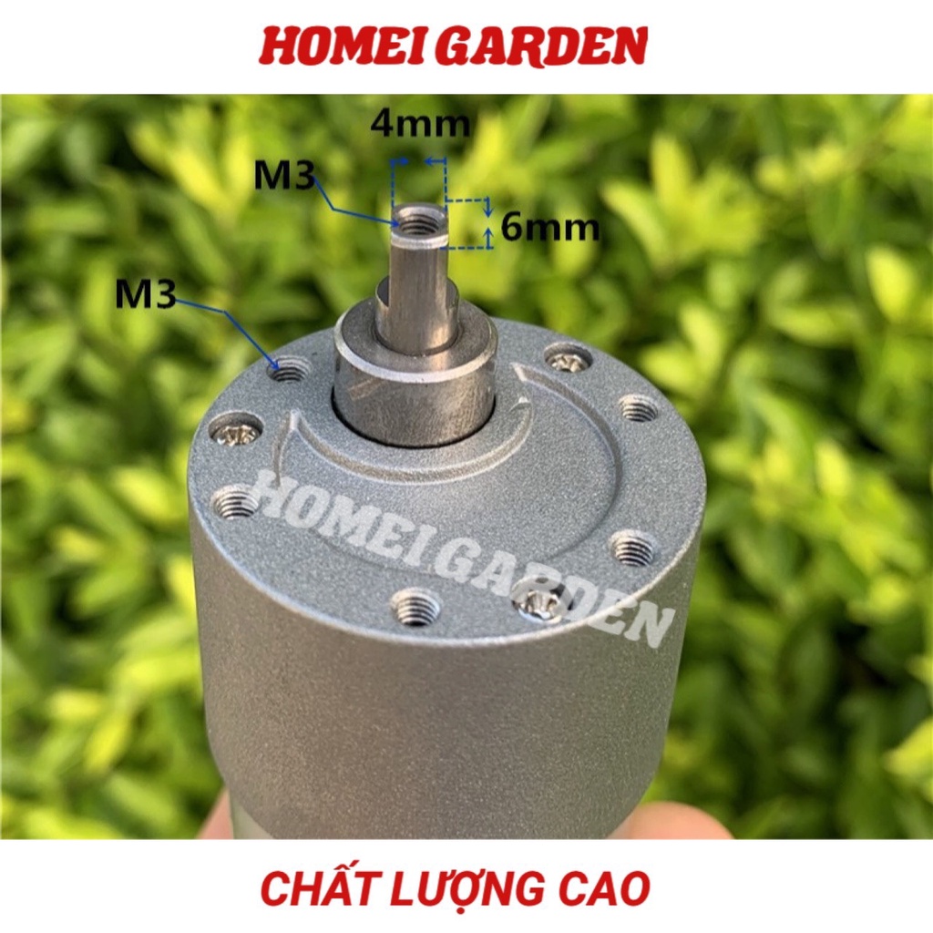 Motor giảm tốc 3V - 7,4V lực mạnh chạy êm bánh răng kim loại 88 - 196 RPM - D0367