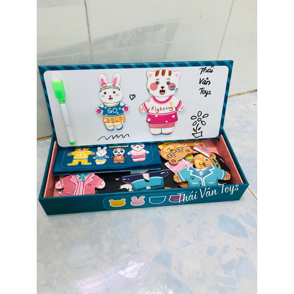Ghép hình gia đình gấu