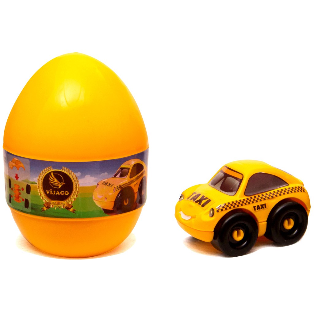 Đồ Chơi Trứng Ô Tô VIJAGO - Xe Taxi - VJG005