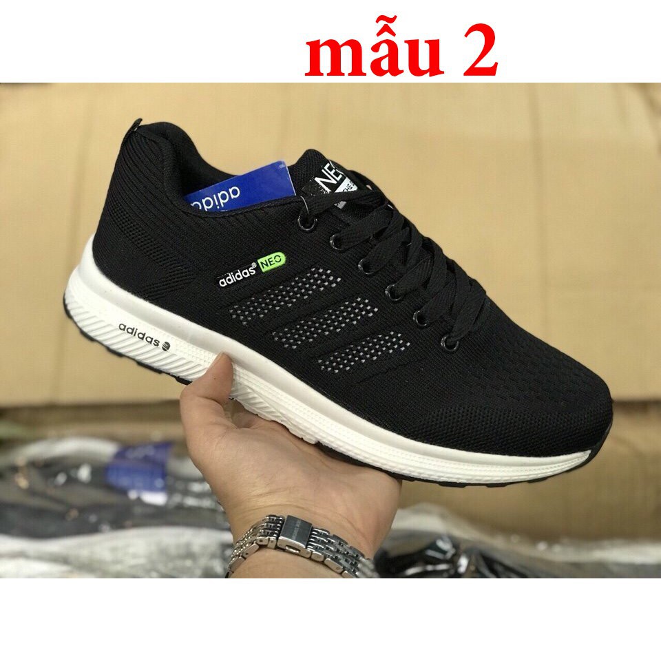 NEW- Bảo hành Giày thể thao nữ Giày Adidas Neo đen full size nam nữ 36-44 Đẹp Nhất New Nhẩt 2021 $