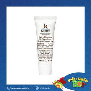 Serum Dưỡng Ẩm Kiehl's Hydro - Plumping Re - Texturizing Serum Contrate 5ml