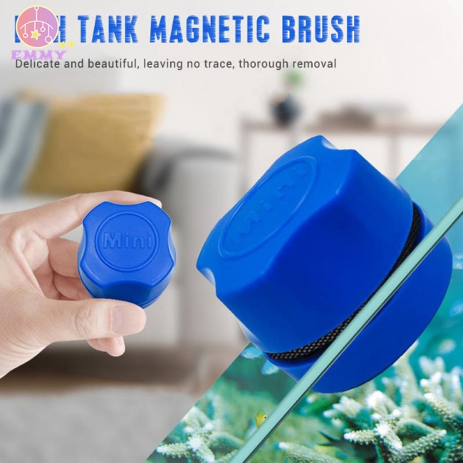 Magnetic Brush Glass Cleaning Window Algae Scraper for Aquarium Fish Bowl