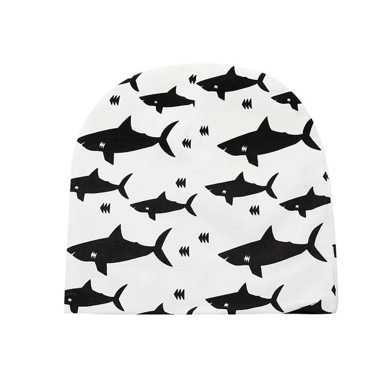 Set 2 mũ cotton  cao cấp size bé 3 tháng-5 tuổi