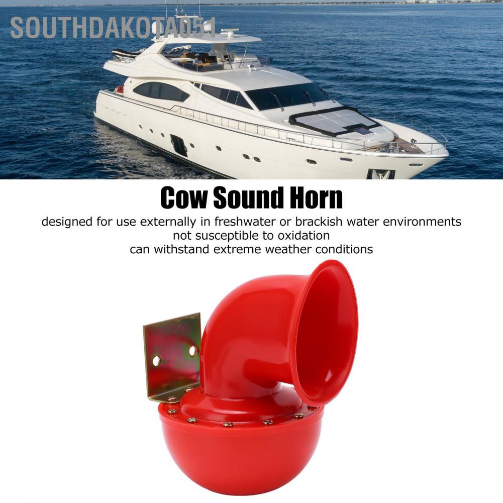Hàng Sẵn Còi hơi điện tử 12V âm thanh lớn 150db cho Xe tải Tàu thuyền Xe máy xe hơi Air Electric【Southdakota051】