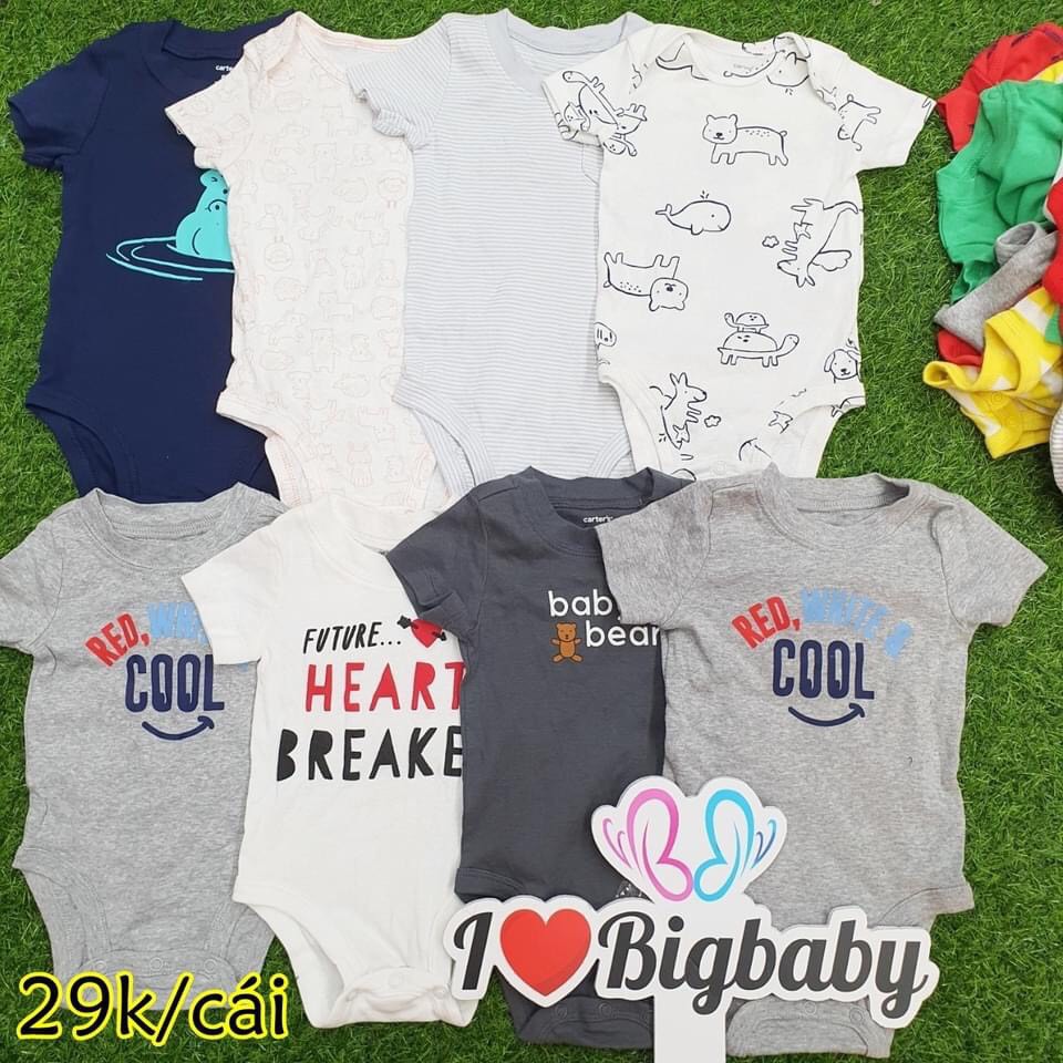 Body chip Carters, Place, ... hàng xuất dư xịn, chất cực mềm mát phù hợp da bé từ 0-24 tháng Bigbaby Shop