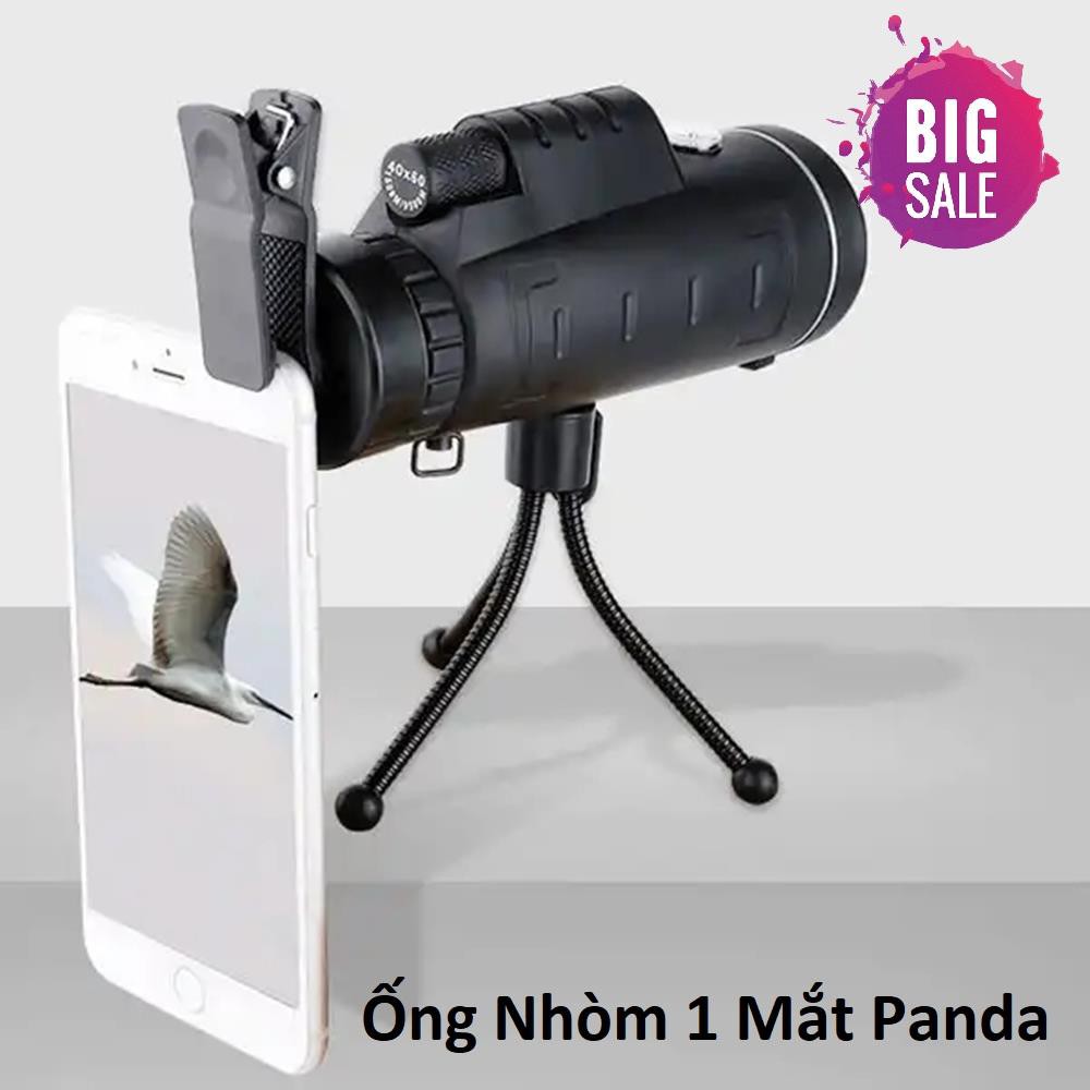 Ống Nhòm Xuyên Kính gắn Điện Thoại PANDA/MONOCULAR 1 Mắt siêu nét