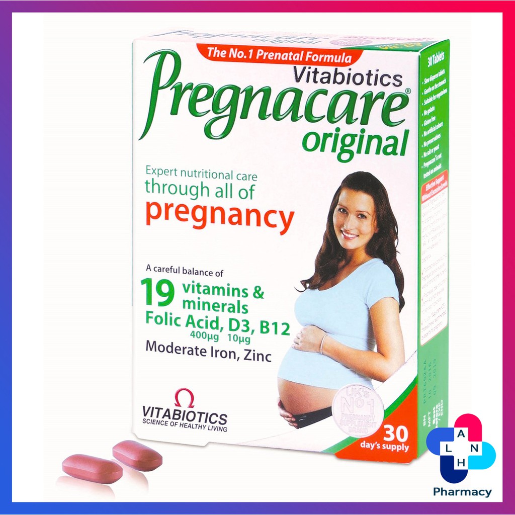 PREGNACARE ORIGINAL (Hàng nhập khẩu) - Chăm sóc dinh dưỡng trọn vẹn cho thai kì.