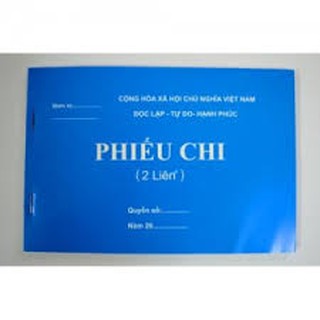 5 Quyển phiếu thu,chi A5 2 liên,3 lên
