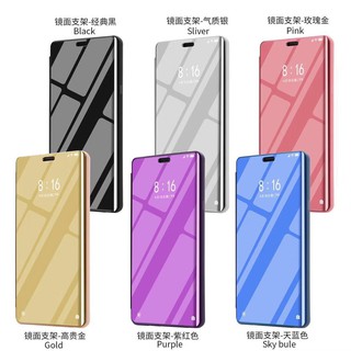 Ốp điện thoại nắp lật tráng gương cho samsung galaxy s8 s9 s10 mirror image s8p s9p s10p