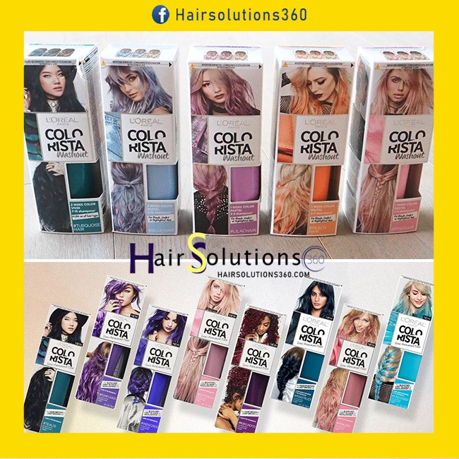 Thuốc nhuộm tóc Loreal Colorista màu Blue hair xanh dương khói - Hairsolutions360