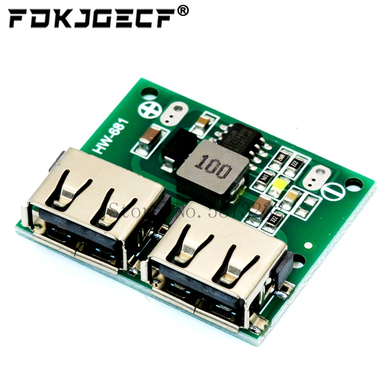 Mô Đun Hạ Áp 9V 12V 24V Xuống 5V DC-DC 3A Sạc Điện Áp 6-26V DC-DC Chuyên Dụng Cho Xe Hơi