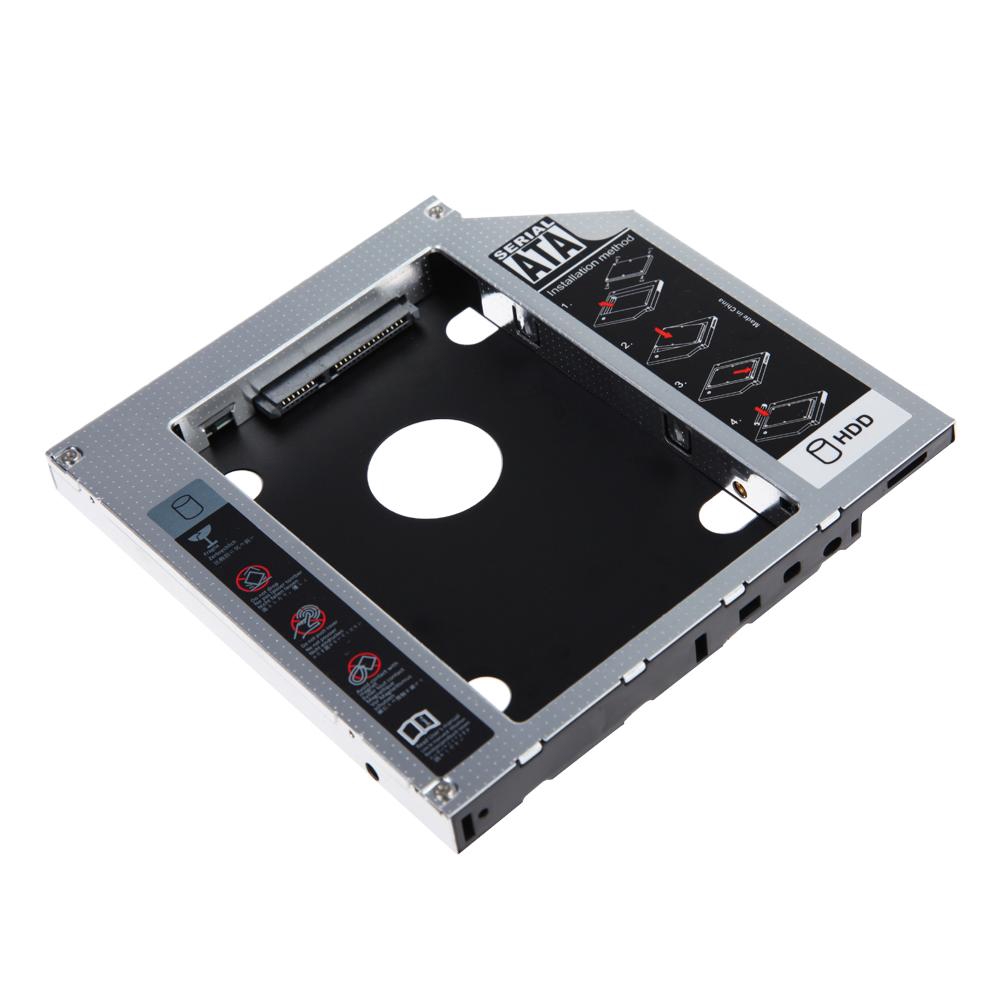 [rememberme]12.7mm SATA HDD SSD Hard Drive Caddy Optical DVD Bay Adapter