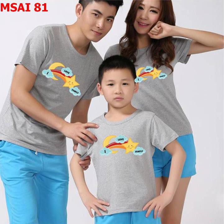 ÁO THUN GIA ĐÌNH MẪU 81