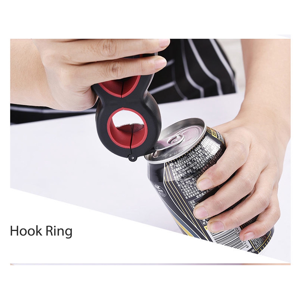 Dụng cụ mở nắp chai nước đa năng bằng thép không gỉ tiện dụng