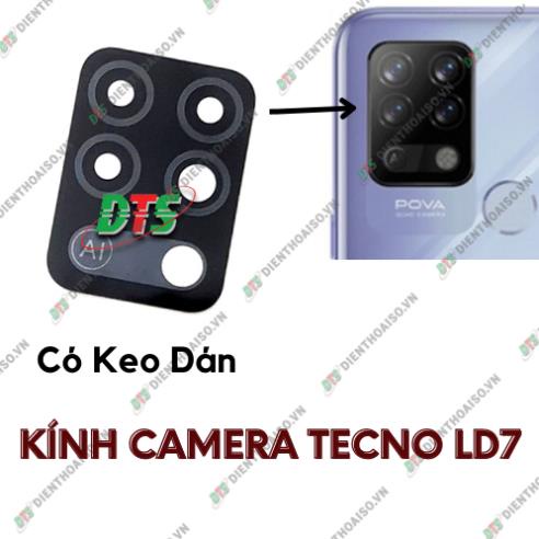 Kính camera tecno LD7 kèm keo dán