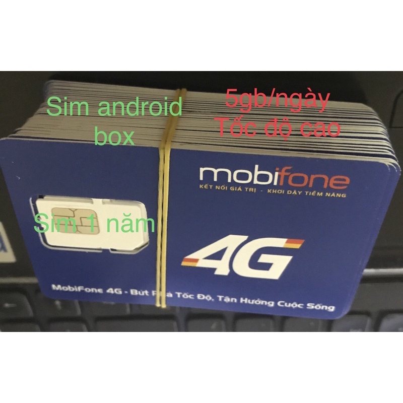 sim 1 năm mobifone hợp android box ô tô, mạng tốc độ cao