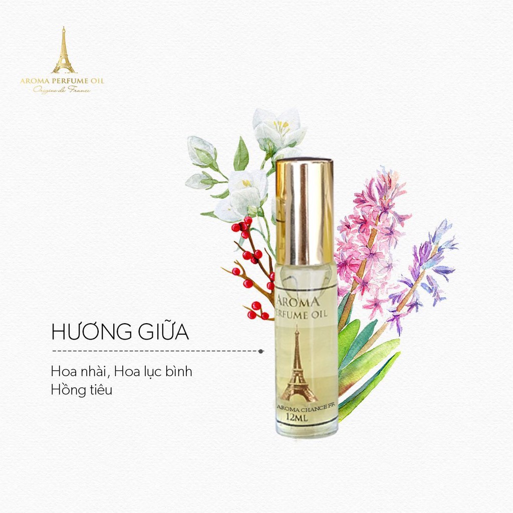 [Freeship 90k] Mùi hương Chanel chance w Tinh dầu nước hoa Pháp dạng lăn cho nữ 12ml -CHANCE | BigBuy360 - bigbuy360.vn