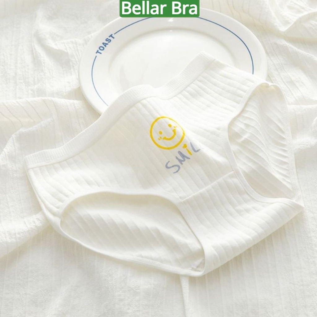 Quần lót nữ cotton kháng khuẩn khử mùi kẻ sọc tôn dáng họa tiết đẹp dễ thương L131