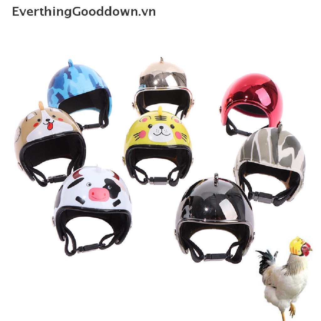 Mũ bảo hiểm cứng cỡ nhỏ cho chim/ gà/ gia cầm