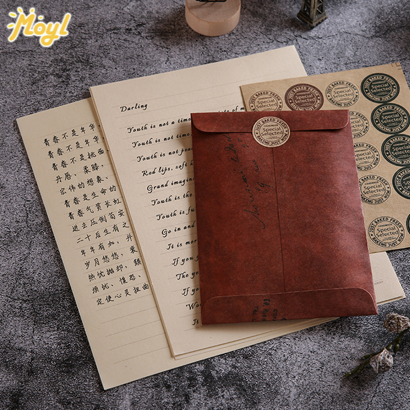 Miếng Dán/Phong Bì/Giấy Viết Thư Phong Cách Trung Hoa Cổ Điển Đơn Giản Khổ A5