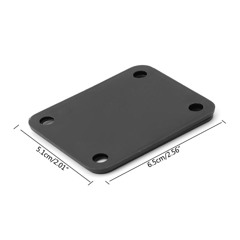 yoodada Electric Guitar Neck Plate Fix Tele Guitar Neck Joint Board 4 Screws Guitar Accessories