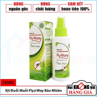 Chai Xịt Đuổi Muỗi Và Côn Trùng Fly@way 100ml - Bảo Nhiên