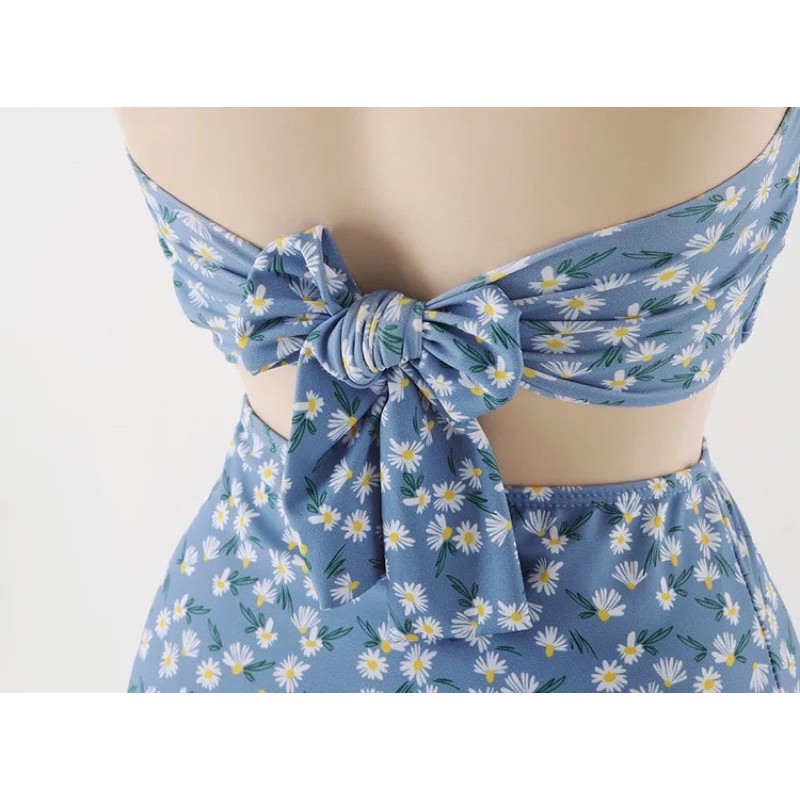 BIKINI CẠP CAO HOA CÚC, bộ đồ bơi cạp cao | BigBuy360 - bigbuy360.vn