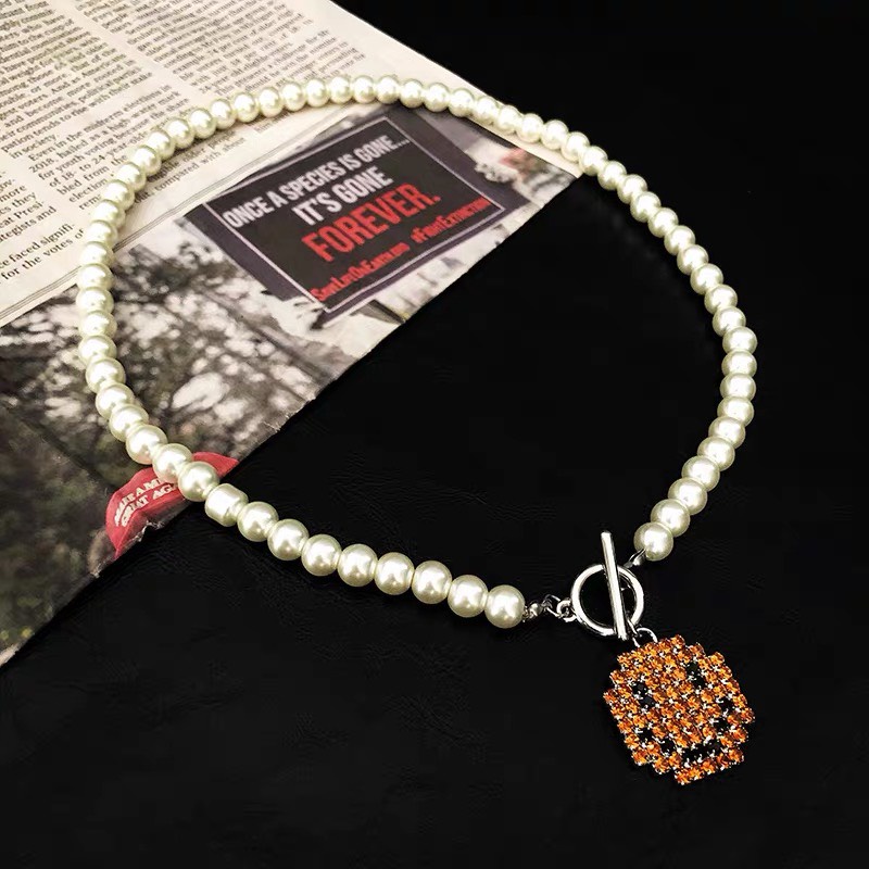 Dây Chuyền Nam Unisex SMILE Hiphop Thời Trang Loki Accessories Ngầu Chất Đẹp - Vòng Cổ Titan - SMILE Chains