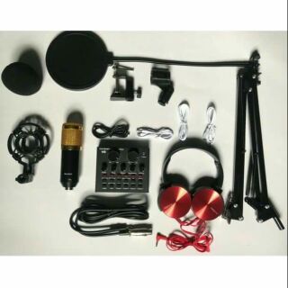 COMBO BỘ BM-900 DÙNG SOUND CARD V8 (Có chỉnh Auto....tune)