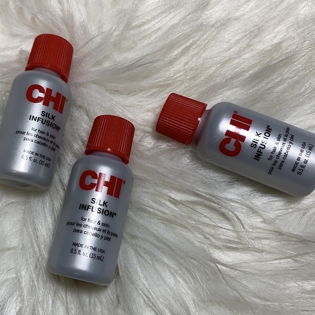 Tinh Dầu Dưỡng Tóc CHI Silk Infusion Chính Hãng Size Du Lịch 15ml