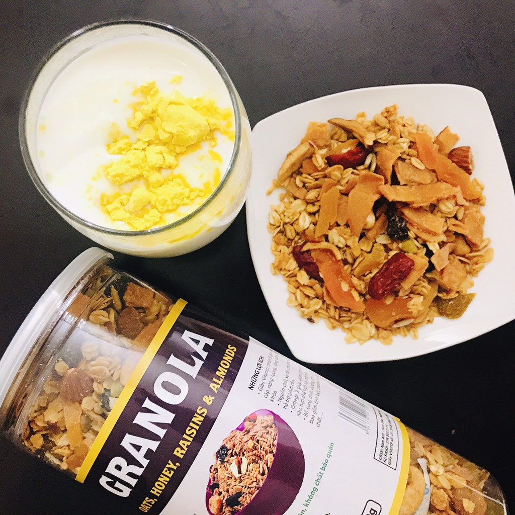 [HÀNG CAO CẤP] Granola không đường, ngũ cốc ăn kiêng giảm cân, Hộp 250g - Gihamall | BigBuy360 - bigbuy360.vn