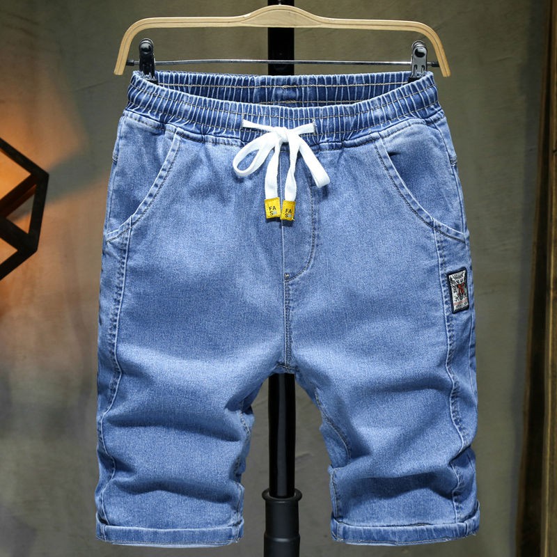 Quần Short Jeans Lưng Thun Thời Trang Cho Nam Giới | WebRaoVat - webraovat.net.vn