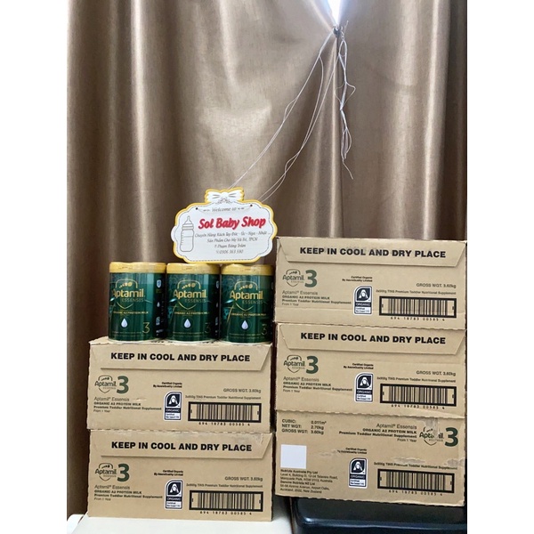 Sữa Aptamil Essensis Số 1-2-3 Dòng Sữa Hữu Cơ Organic Tăng Đề Kháng Hộp 900G