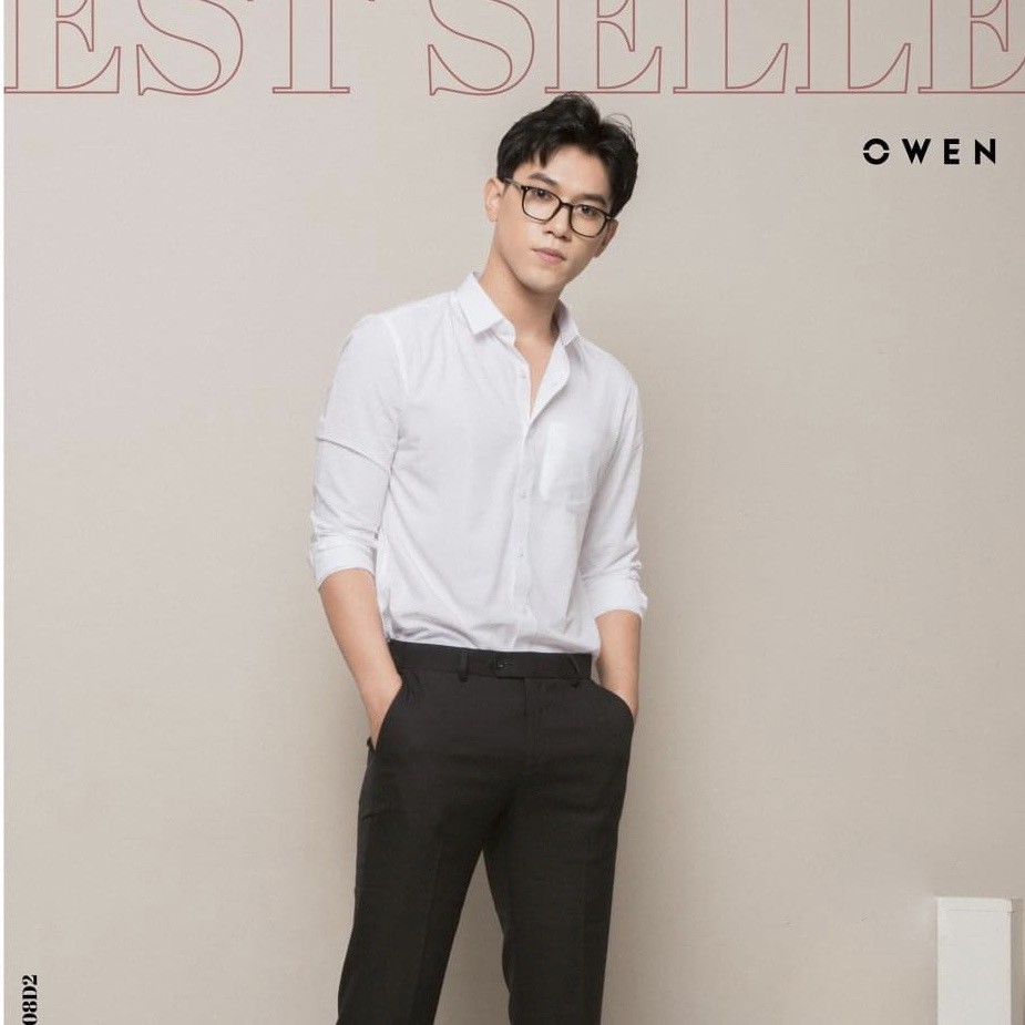OWEN - Áo sơ mi trắng dài tay vải sợi tre (có túi ngực) - Áo sơ mi Owen regular | BigBuy360 - bigbuy360.vn