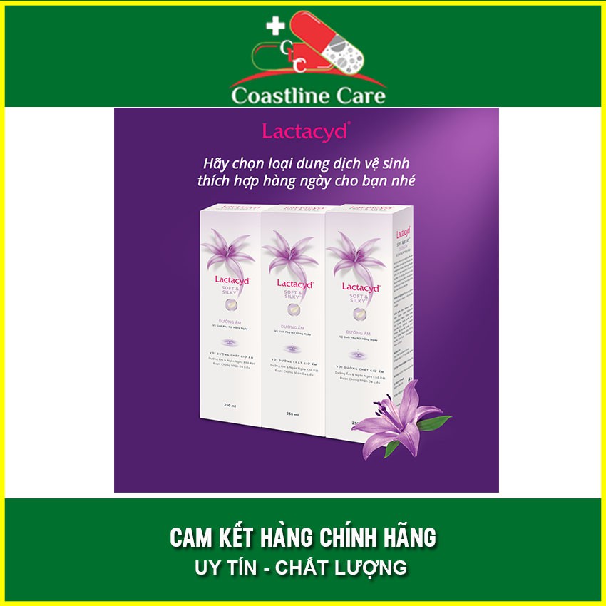 Dung Dịch Vệ Sinh Lactacyd Soft &amp; Silky 150ml/250ml - Coastlinecare Pharmacy