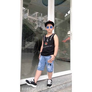Quần sọt jean bé trai size đại