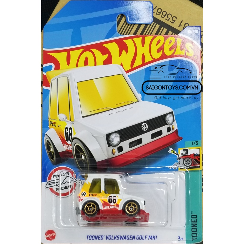 [HOT WHEELS - Tooned Volkswagen] Xe mô hình đồ chơi chính hãng MATTEL Tỷ lệ 1:64