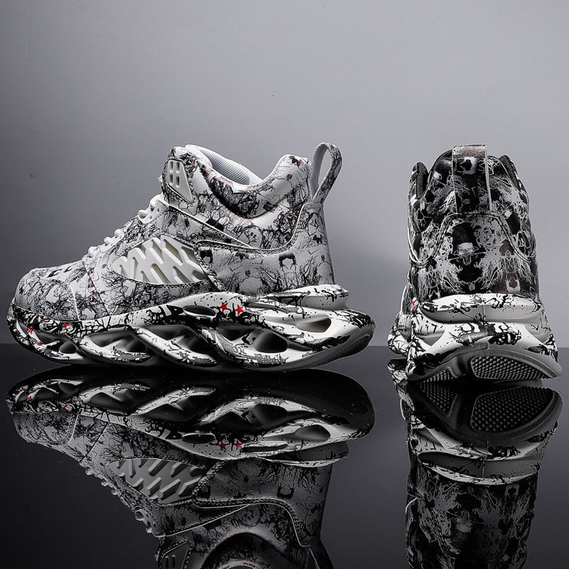 [Mã FACBGO245 giảm 10K đơn bất kì] Giày Thể Thao Bóng Rổ Cổ Cao Cỡ Lớn Thoải Mái Thời Trang Mùa Thu Cho Nam | BigBuy360 - bigbuy360.vn