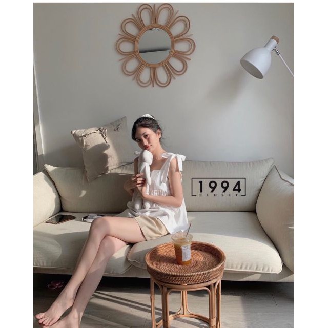 ÁO DÂY BẢN TO NƠ VAI XINH XẮN | BigBuy360 - bigbuy360.vn