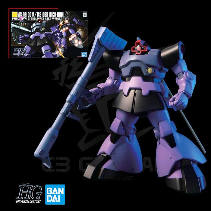 [BANDAI] HG 059 1/144 MS-09 DOM/ MS-09R RICKDOM HGUC MÔ HÌNH LẮP RÁP ĐỒ CHƠI GUNDAM GUNPLA CHÍNH HÃNG NHẬT BẢN