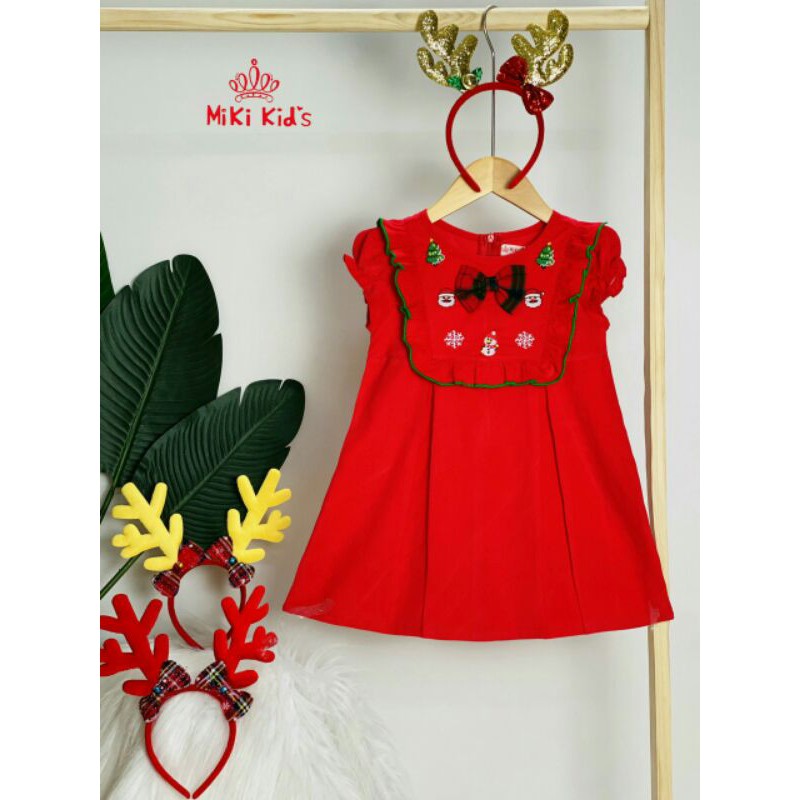 🌲Merry Chrimas Đầm nhung bé gái, Sale! Sale