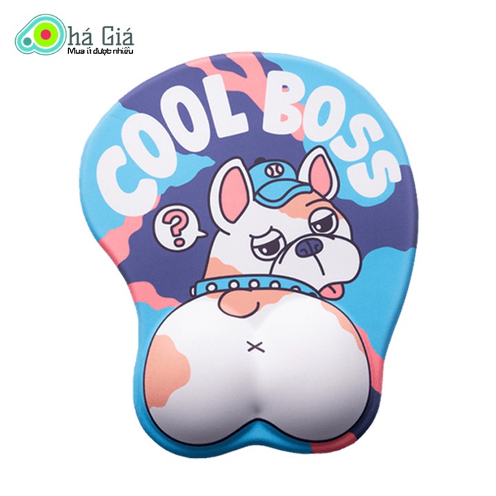 Miếng Lót Chuột Máy Tính Laptop Có Đệm Kê Silicone Mouse Pad Anime Corgi Bàn Di Chống Mỏi Cổ Tay Dễ Thương Cute Cỡ Lớn