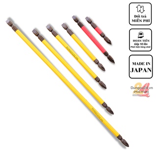 [ made in japan ] mũi vít Nhật hai đầu có từ tính ANEX ACPM +2(PH2)/+1(PH1)/-6/-5 ( GIÁ 1 MŨI )