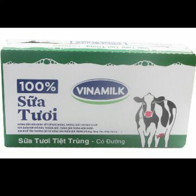 Thùng 48 hộp sữa tươi Vinamilk 100% 110ml. | BigBuy360 - bigbuy360.vn