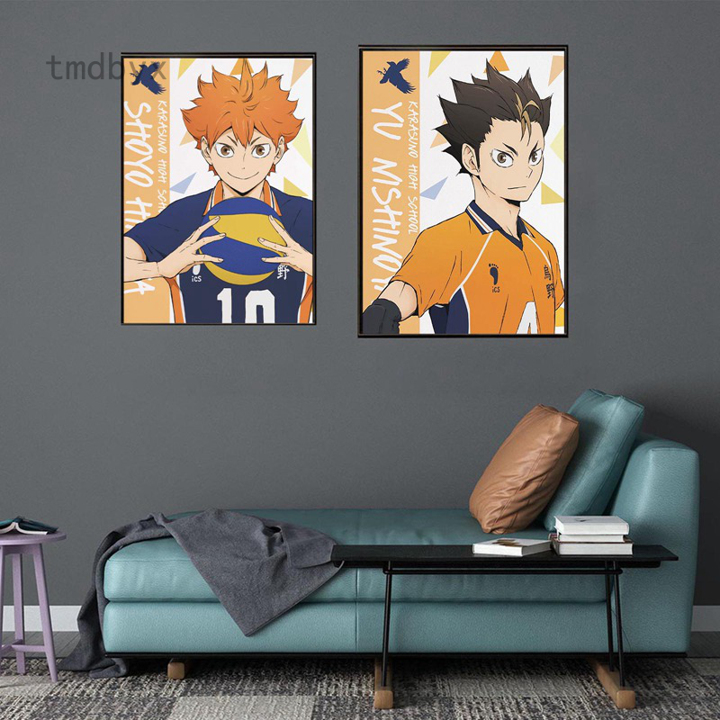 Tmdbyx Poster Anime Haikyuu Phong Cách Cổ Điển