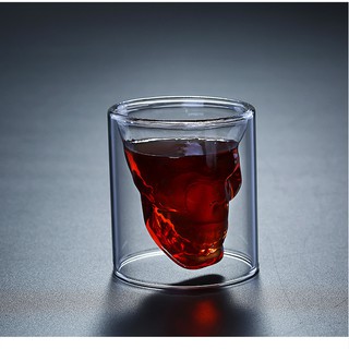 Cốc thủy tinh hai lớp hoạt hình cute,ly thủy tinh trong suốt 250ml đựng trà,cà phê,sữa,nước  dễ thương-HL131-L2in1