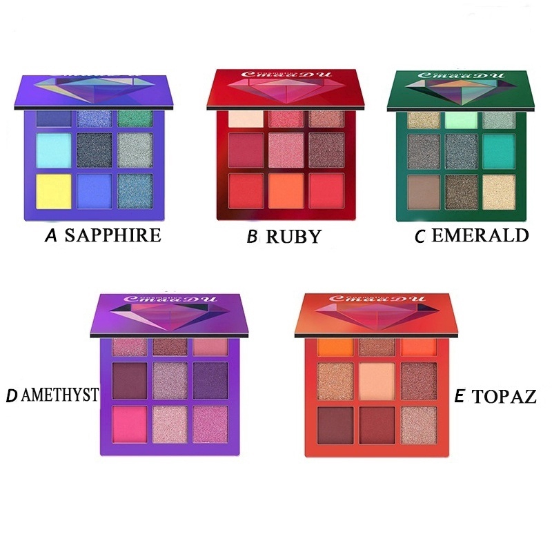 [Hàng mới về] Bảng phấn mắt tông tím sequin thời trang cho nữ