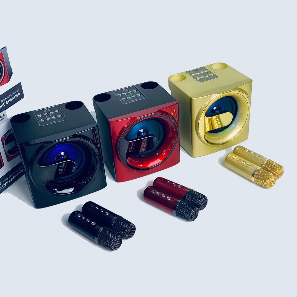Loa bluetooth karaoke Su-Yosd YS-207 - Tặng kèm 2 micro không dây - Hiệu ứng đổi giọng, điều chỉnh echo, reverb, effect